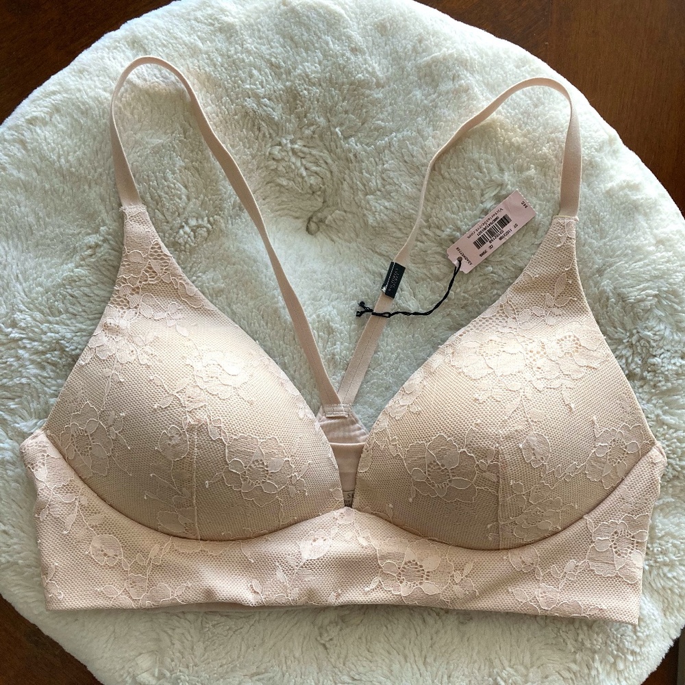 NWT Victoria's Secret Lightly Lined Plunge/Lounge Bra